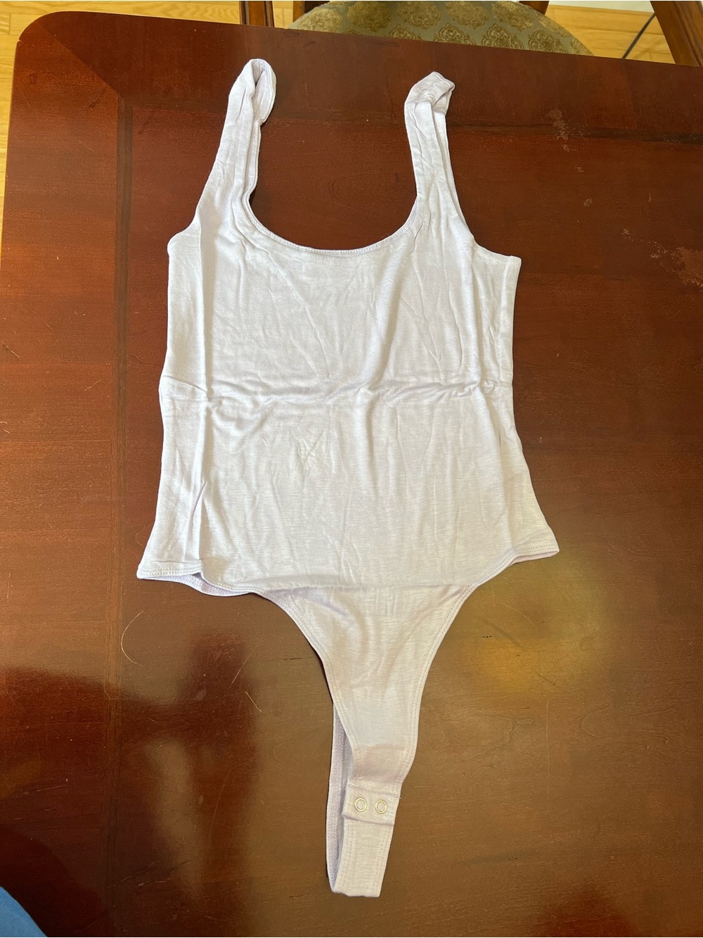 Double Zero Lilac Tank Bodysuit - Lilac - Picture 2 of 5